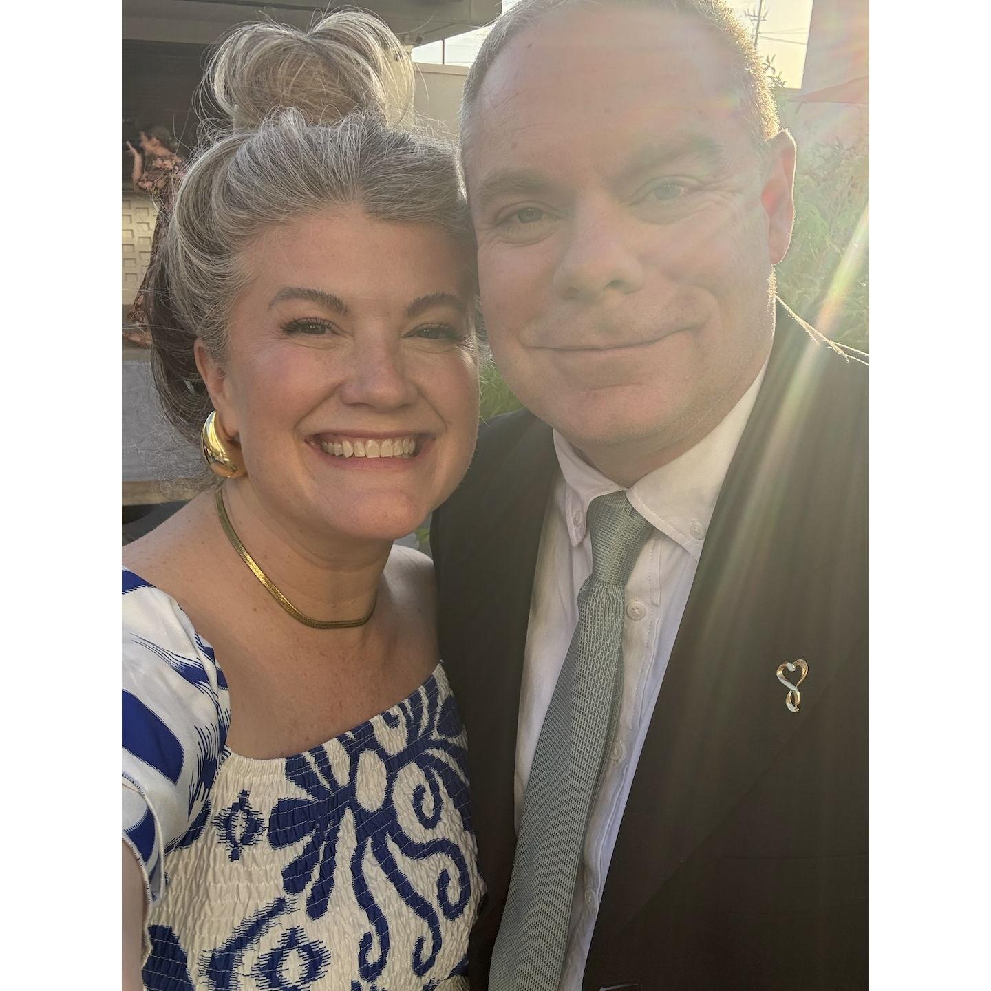 We've gotten to attend beautiful weddings together- like this one at Adria and Gordy's!