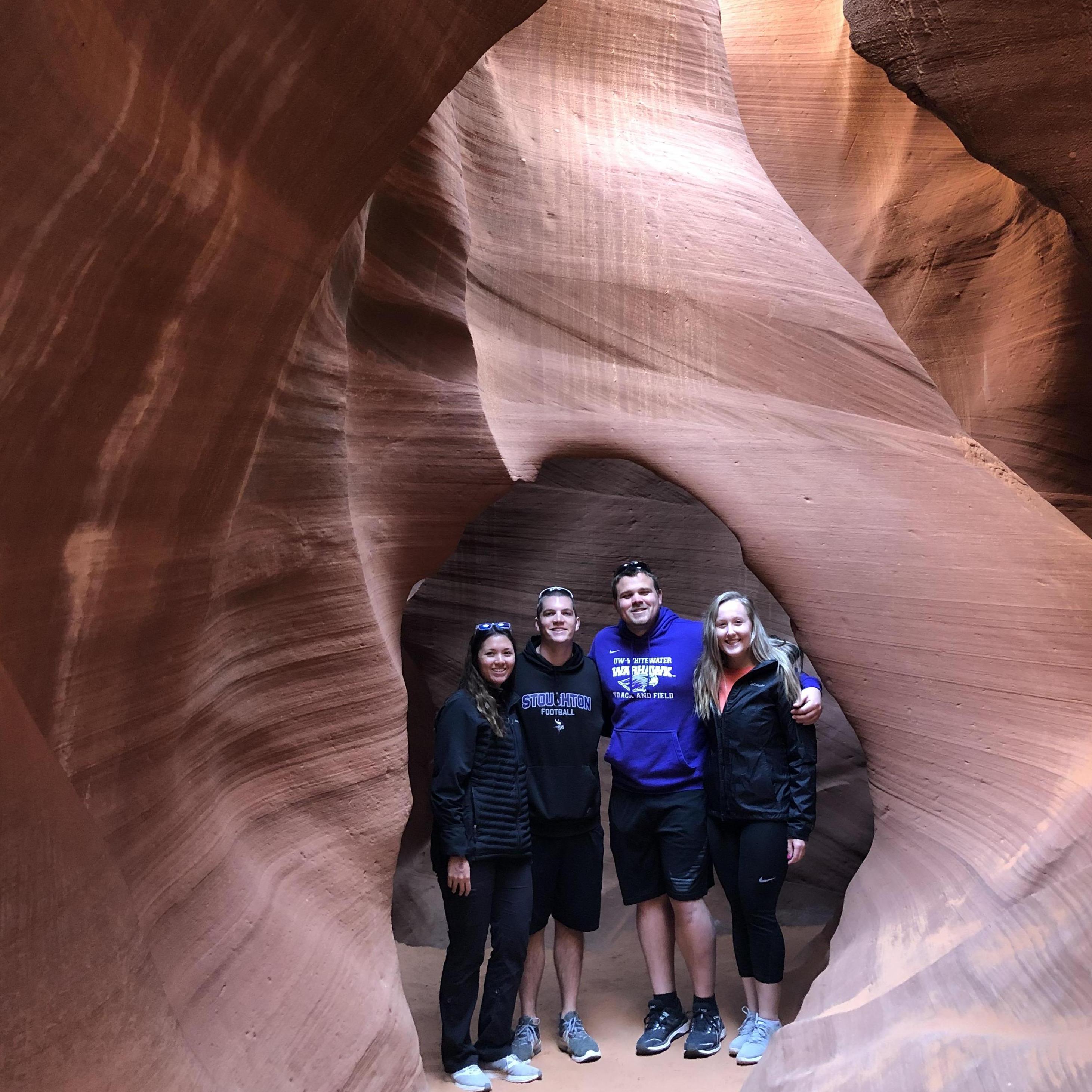 Antelope Canyon in Page, Arizona.