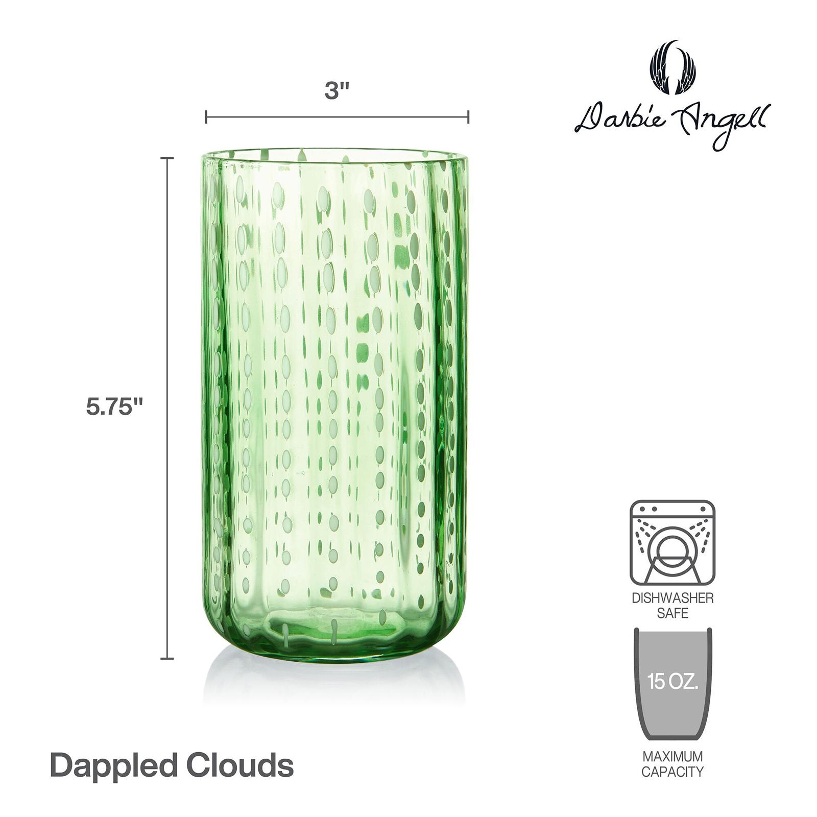Dappled Clouds Highball Glass - Thumbnail 4