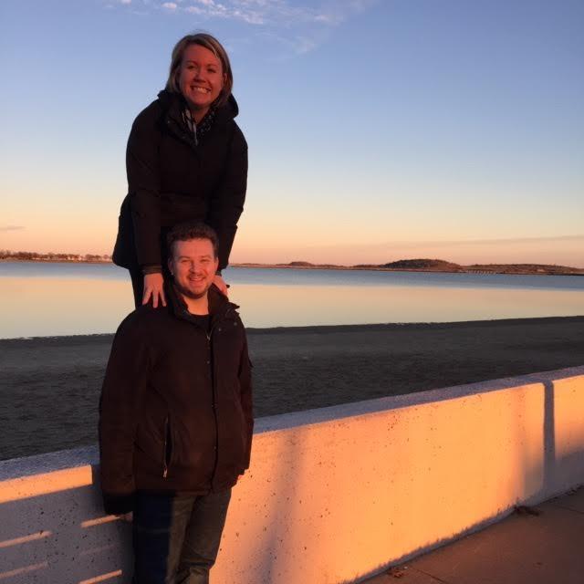 Thanksgiving in Boston. Maggie insisted on this photo.