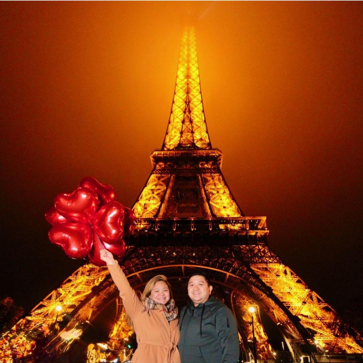 Our 2nd trip to Paris, France 🇫🇷 and this time it’s our engagement pictorial under the Eiffel Tower 🥰