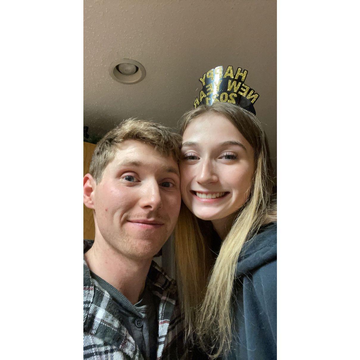 Our first New Year's together in 2020... two years later we got engaged!
