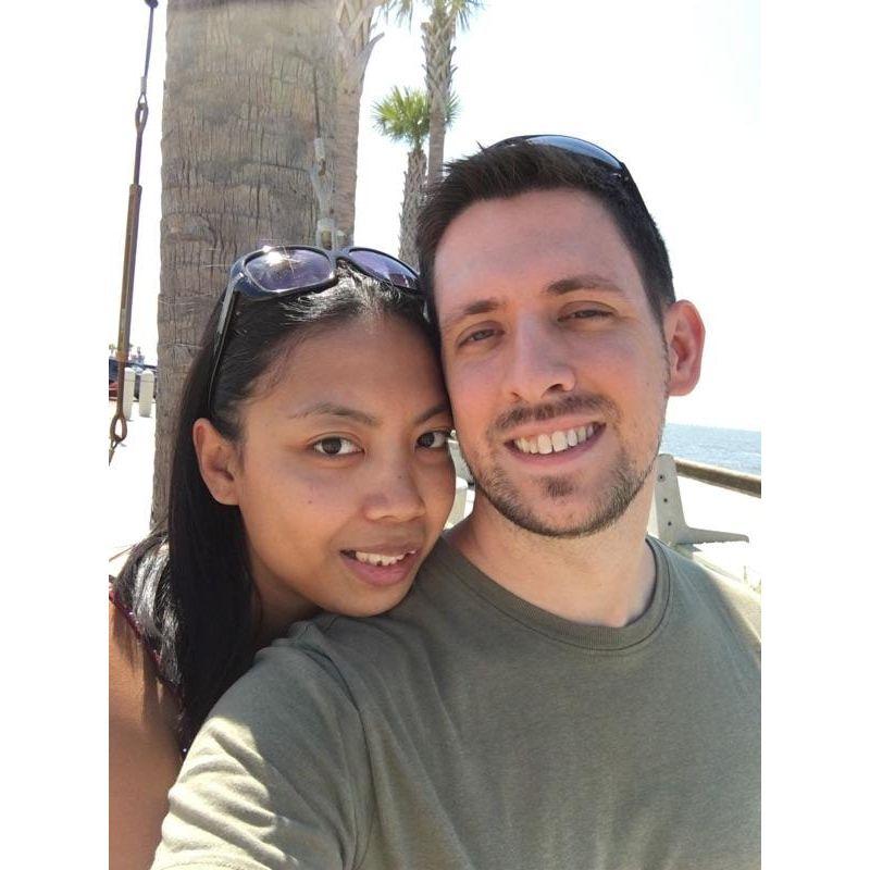 Celebrated our one year anniversary at our sweet spot (N.O lakefront) where we met
