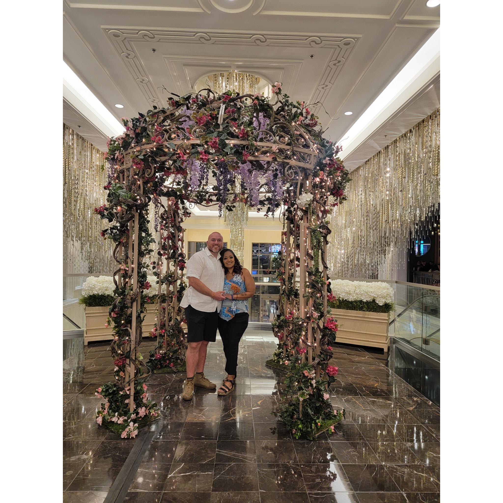 People thought we got hitched in Vegas. 😯