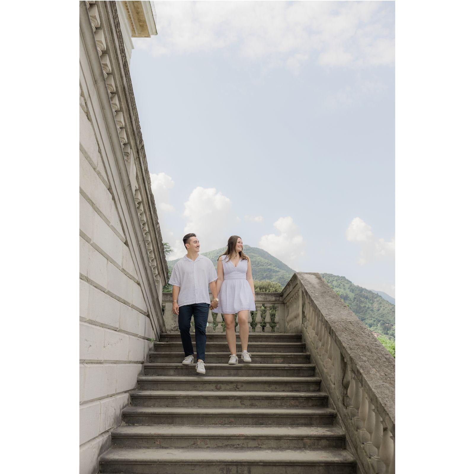 Engagement Pictures at Lake Como