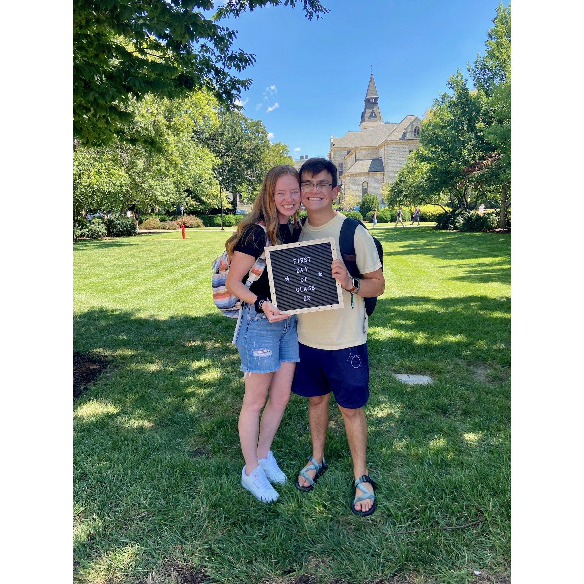 First day of senior year!