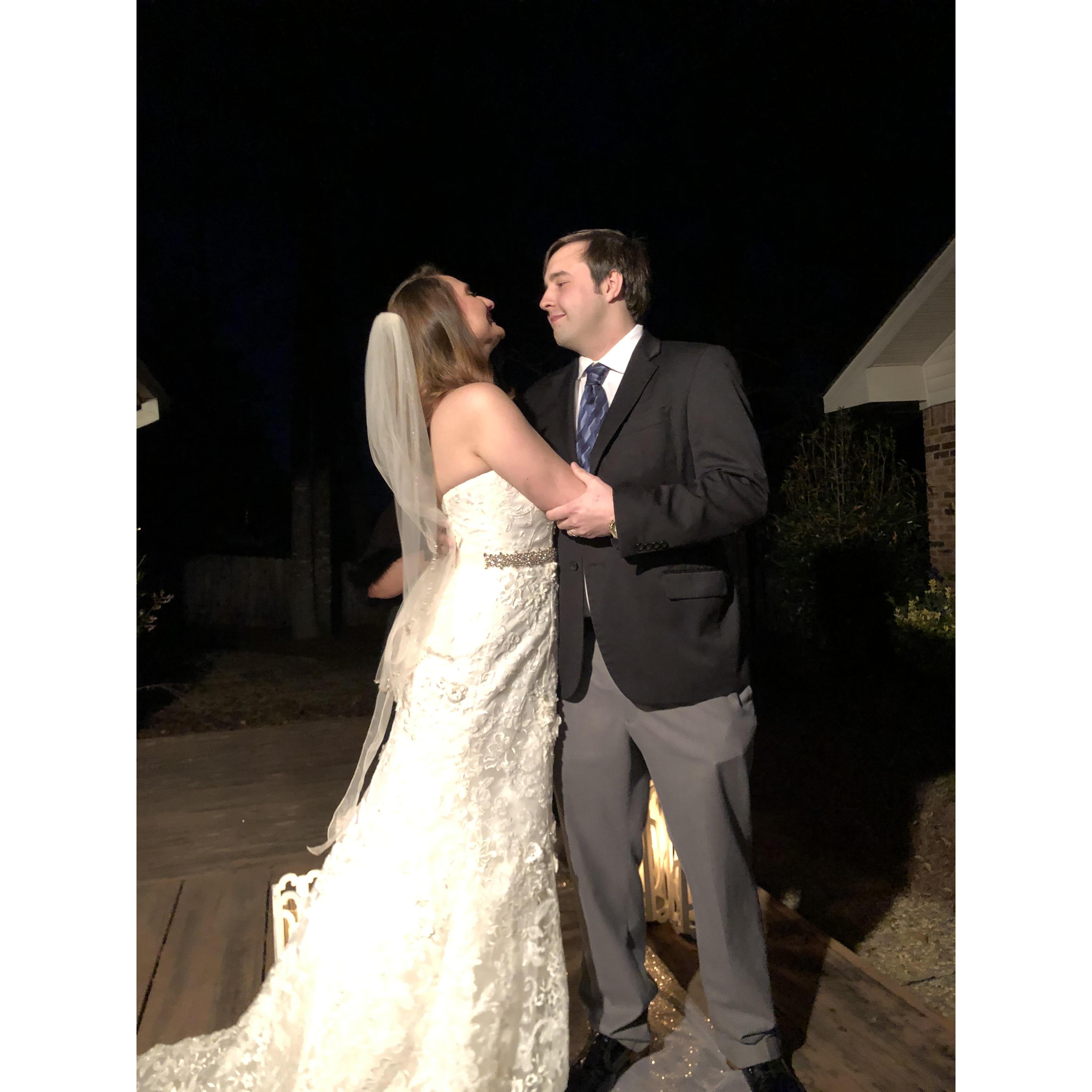 "You may kiss your wife now"