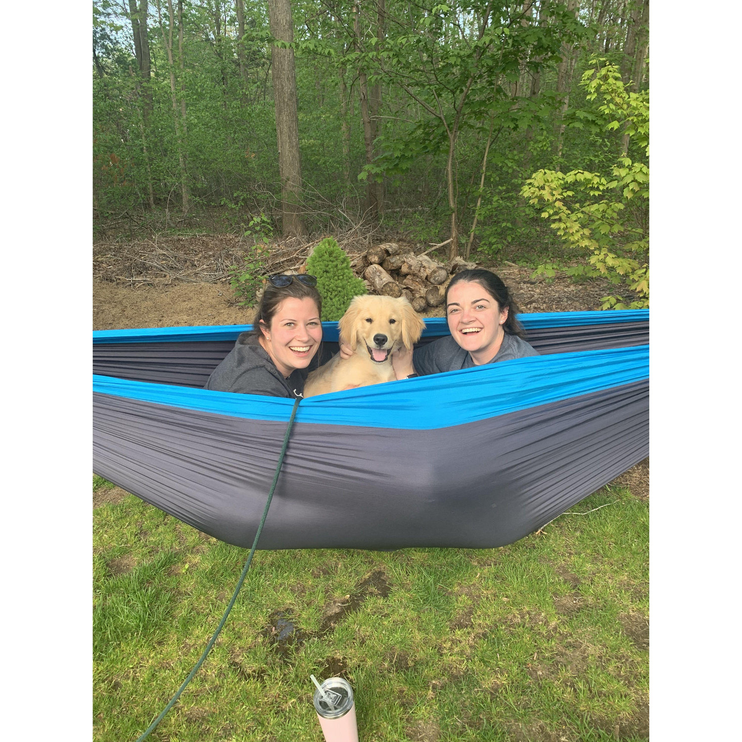 Just hanging with our favorite fur baby, Benny!