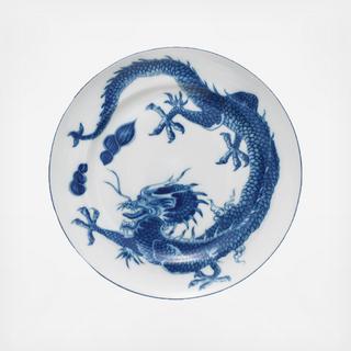Blue Dragon Dessert Plate