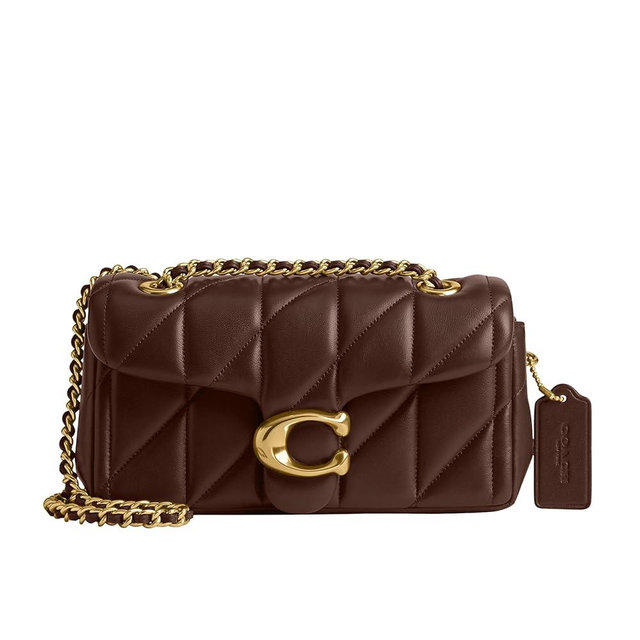 COACH Quilted Tabby Shoulder Bag 20 with Chain