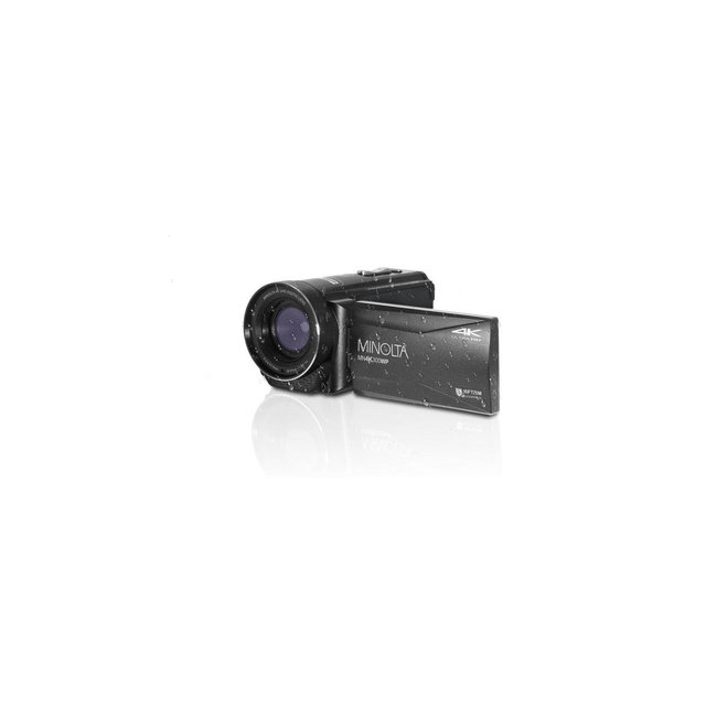 Minolta MN4K300WP 4K Ultra HD / 56 MP Waterproof Camcorder - Black