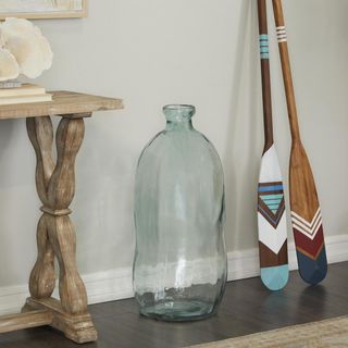 Abstract Tall Curved Spanish Bottle Neck Vase