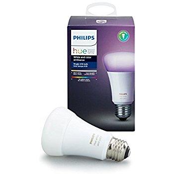 Philips Hue White and Color Ambiance 3rd Generation A19 60W Equivalent Dimmable LED Smart Bulb (Latest Model, Compatible with Amazon Alexa, Apple HomeKit, and Google Assistant)