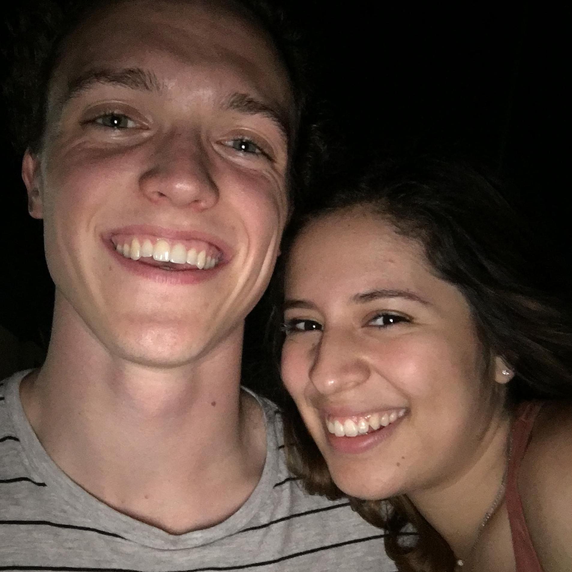 date numero uno! we watched fireworks in front of the Lincoln capitol for it's 125th anniversary and then I kissed her obviously