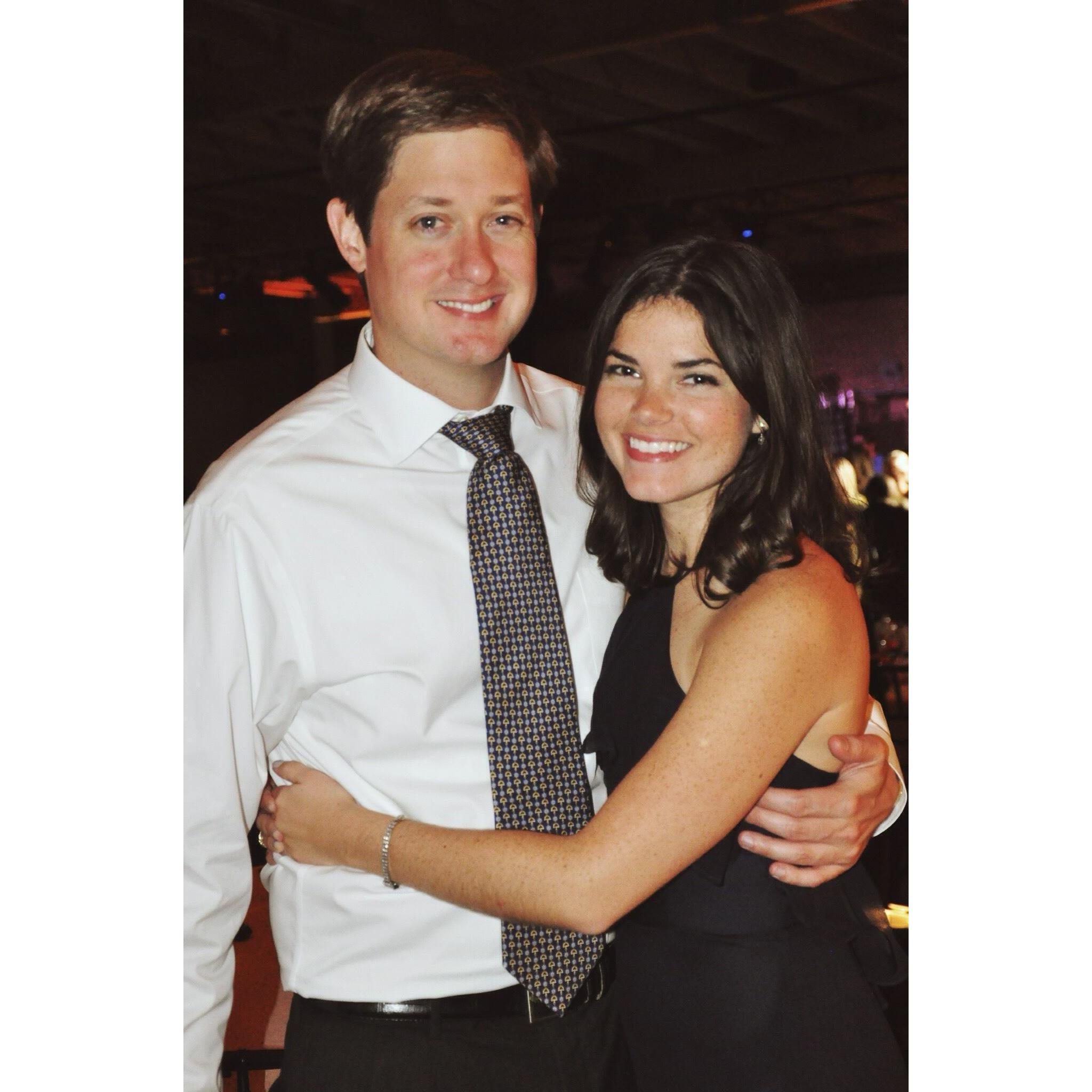 At Kim and Sam's wedding in Austin!