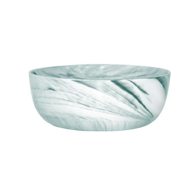 Artisanal Kitchen Supply® Coupe Marbleized Cereal Bowls in Teal (Set of 4)