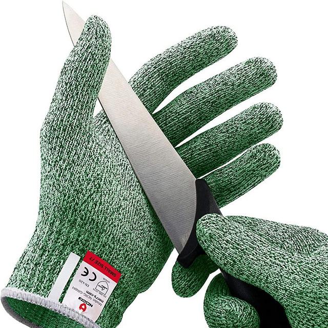 NoCry Cut Resistant Gloves - Ambidextrous, Food Grade, High Performance  Level 5 Protection. Size Large, Complimentary Ebook Included