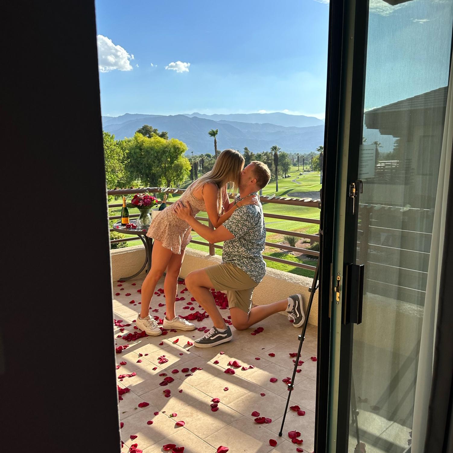 Jenn blacked out in this moment but SHE SAID YES!