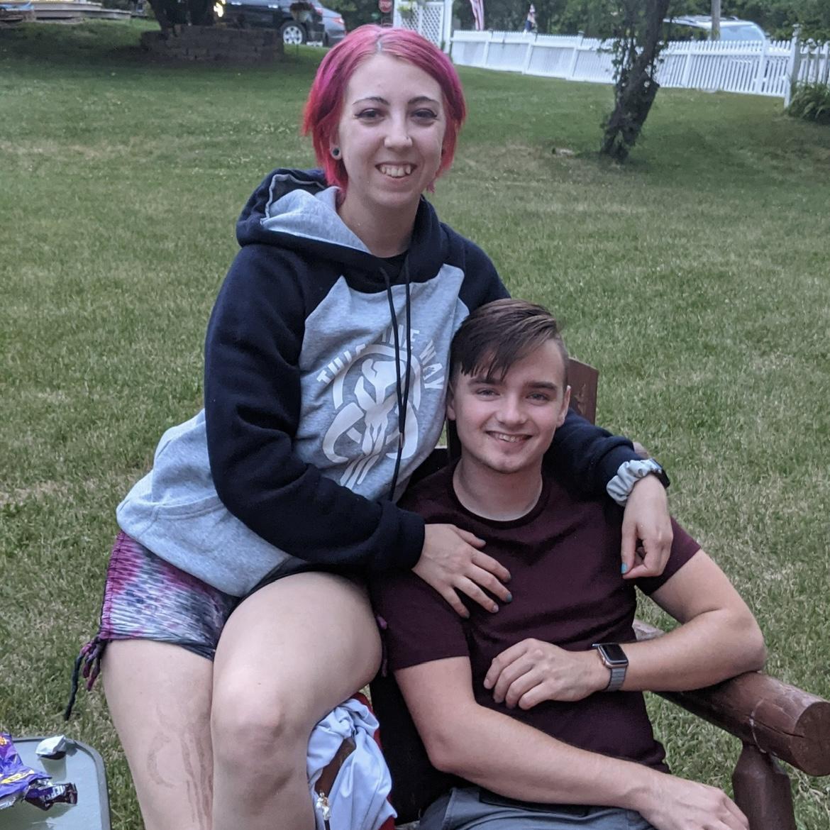 Bonfire in Minnesota.