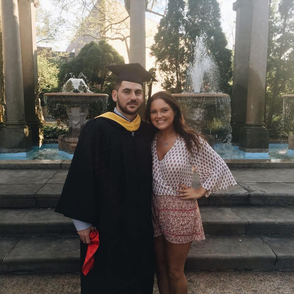 Dan’s graduation from Monmouth University 2018