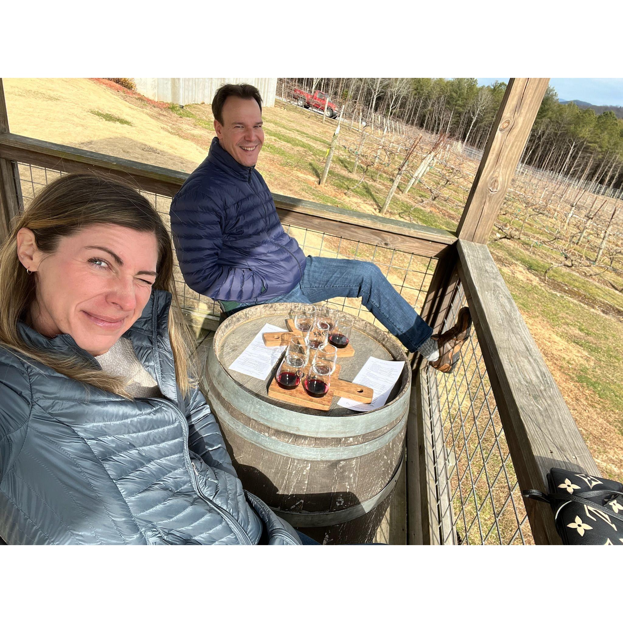 Winery hopping in Ellijay