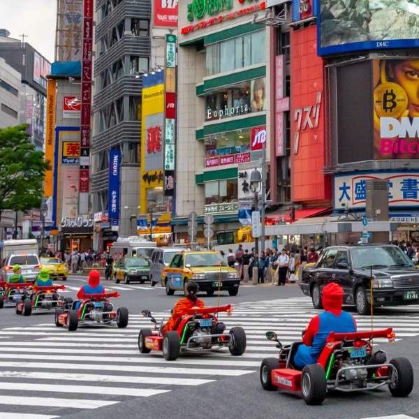 Shibuya Street Go-Kart race for 2