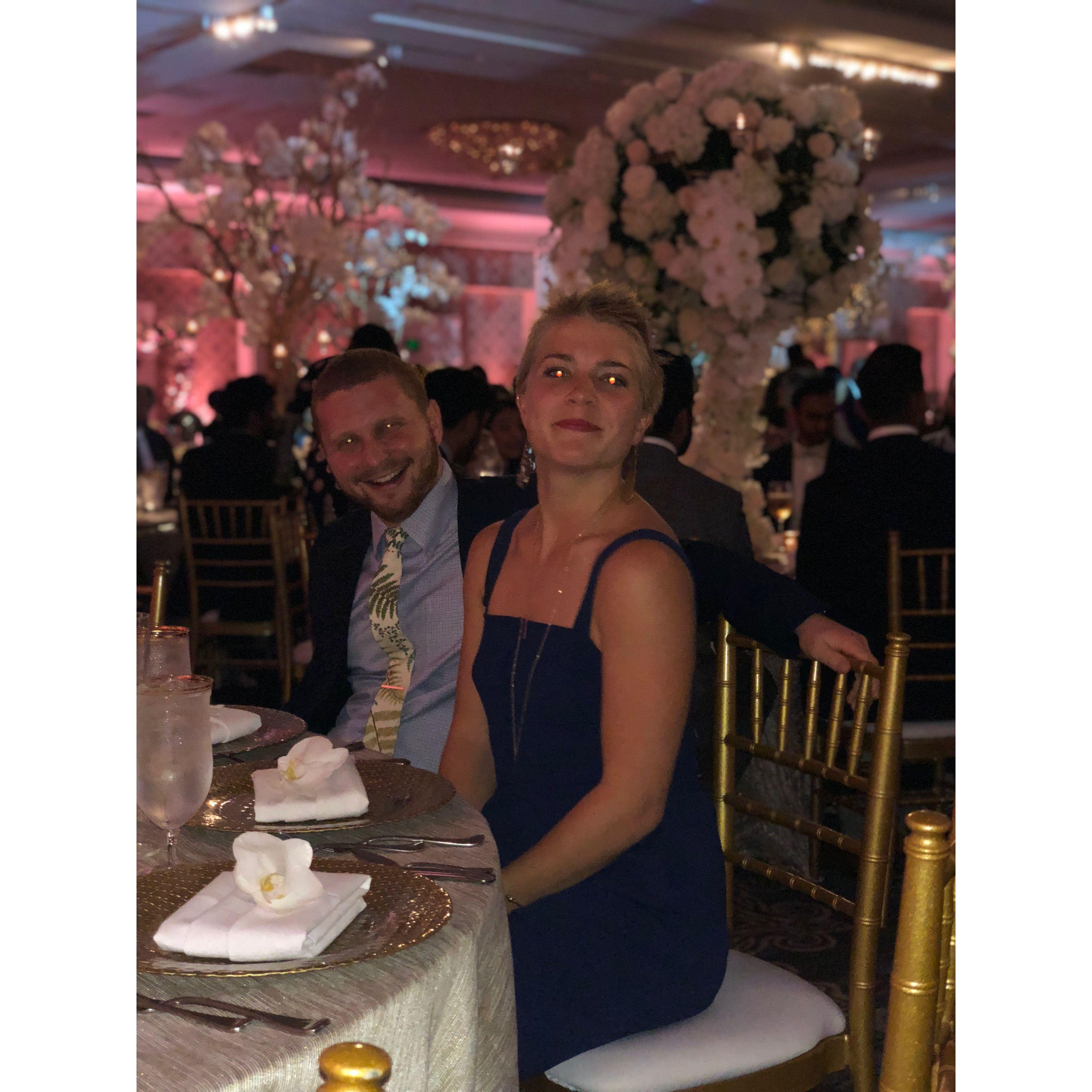 A picture of us at friends' wedding (shout out Nayha and Zubin)...right before we started dating.