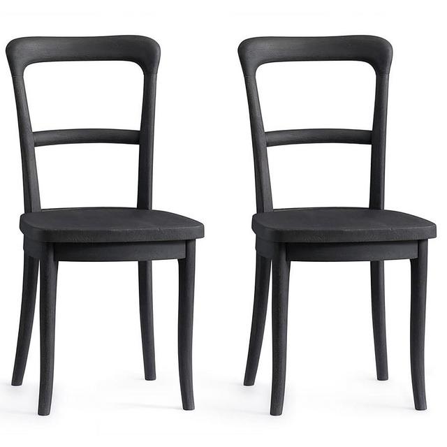 Cline Dining Chair, Charcoal, Set of 2