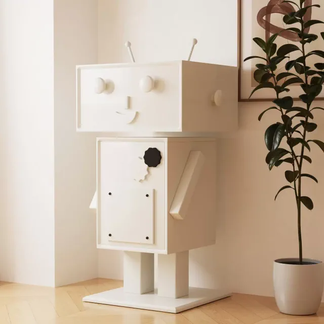 Luck Live Robot cabinet, storage cabinet for small bedroom, storage cabinet for bucket cabinet