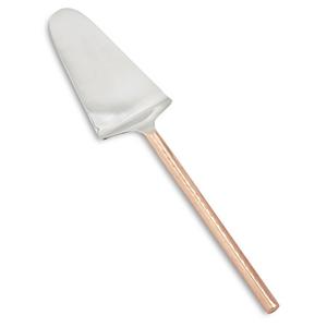 Hammered Copper Cake Server