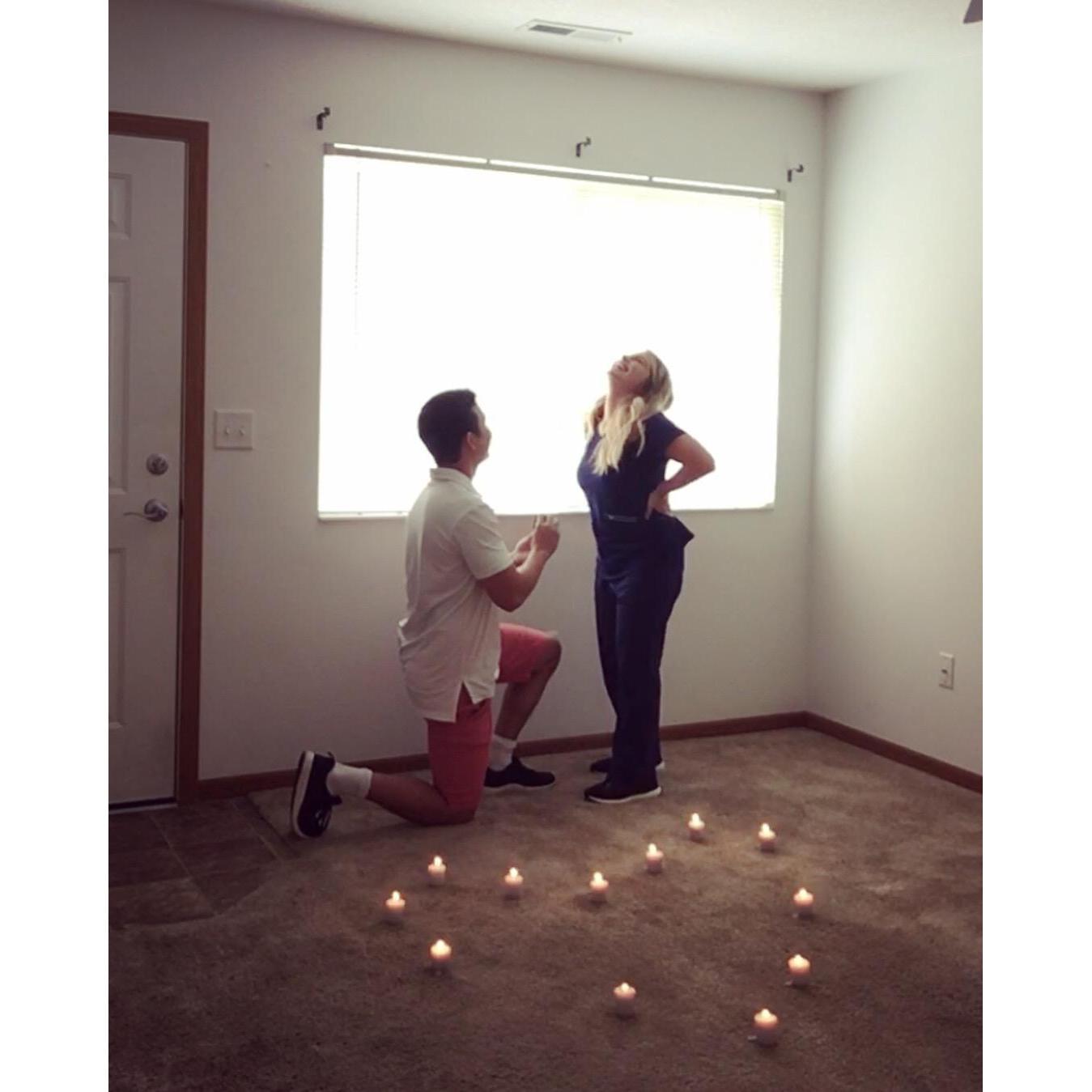 The day he proposed