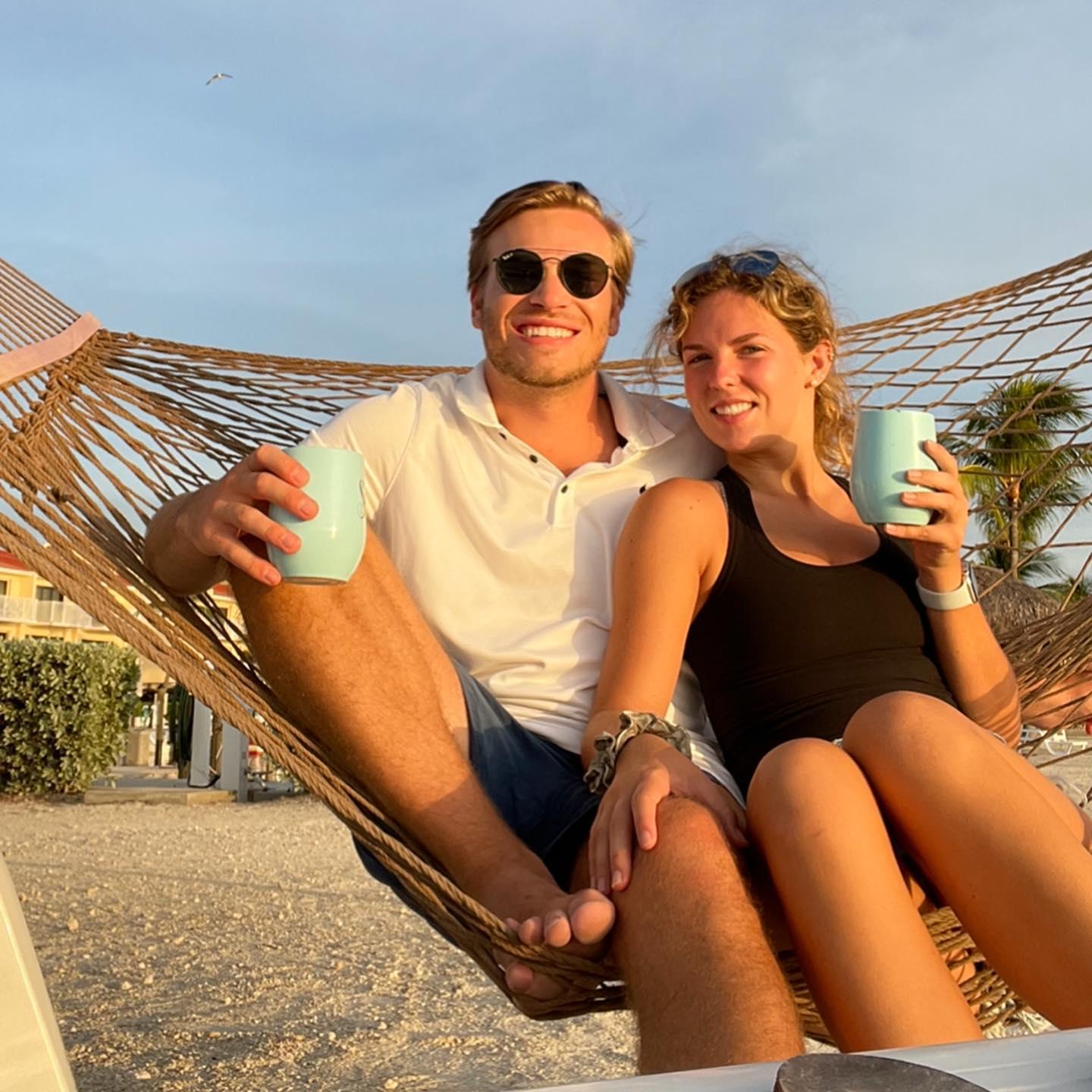 Relaxing in the post-graduation trip in the Florida Keys before Sydney heads to Detroit, MI & Will heads to Columbus, OH