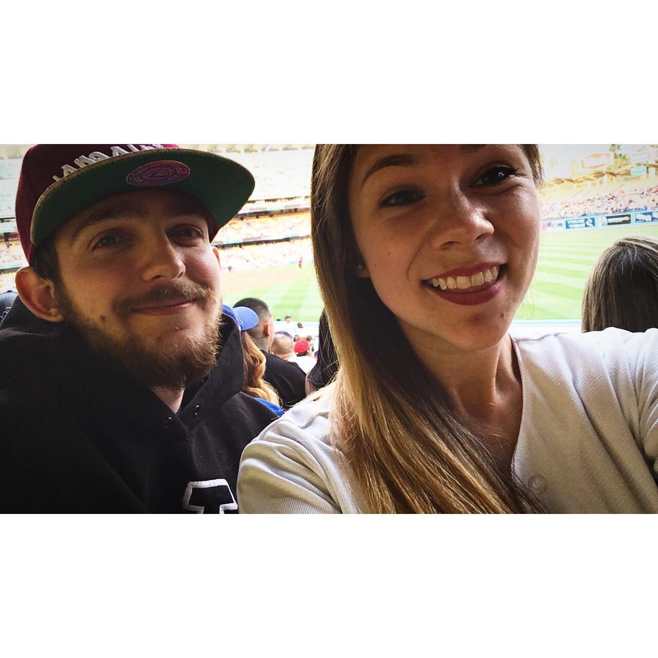 2016- Our first Dodger game !!