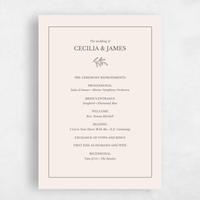 Green Wedding Program - Norcross