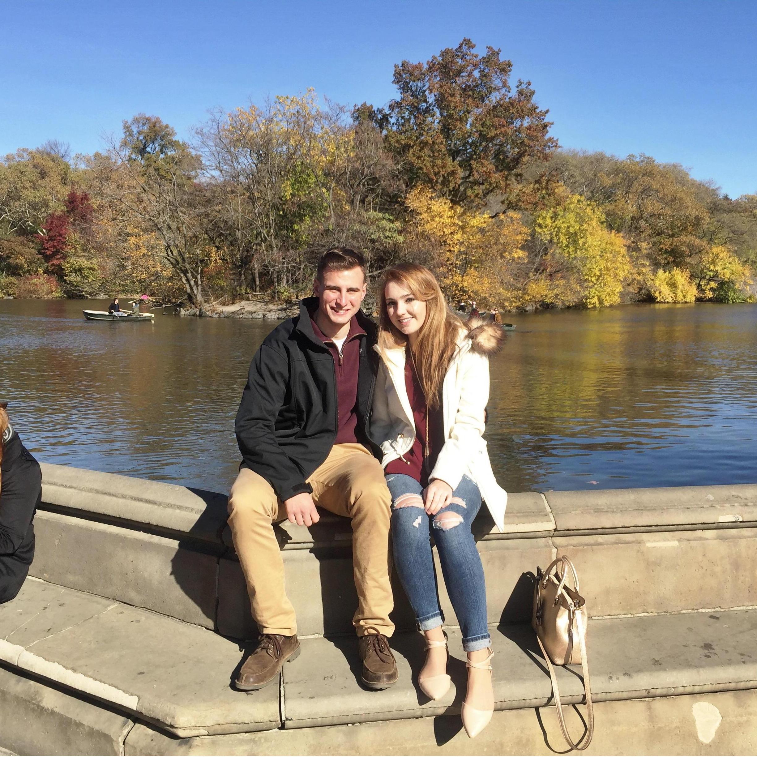 Our first picture together! Central Park 2016