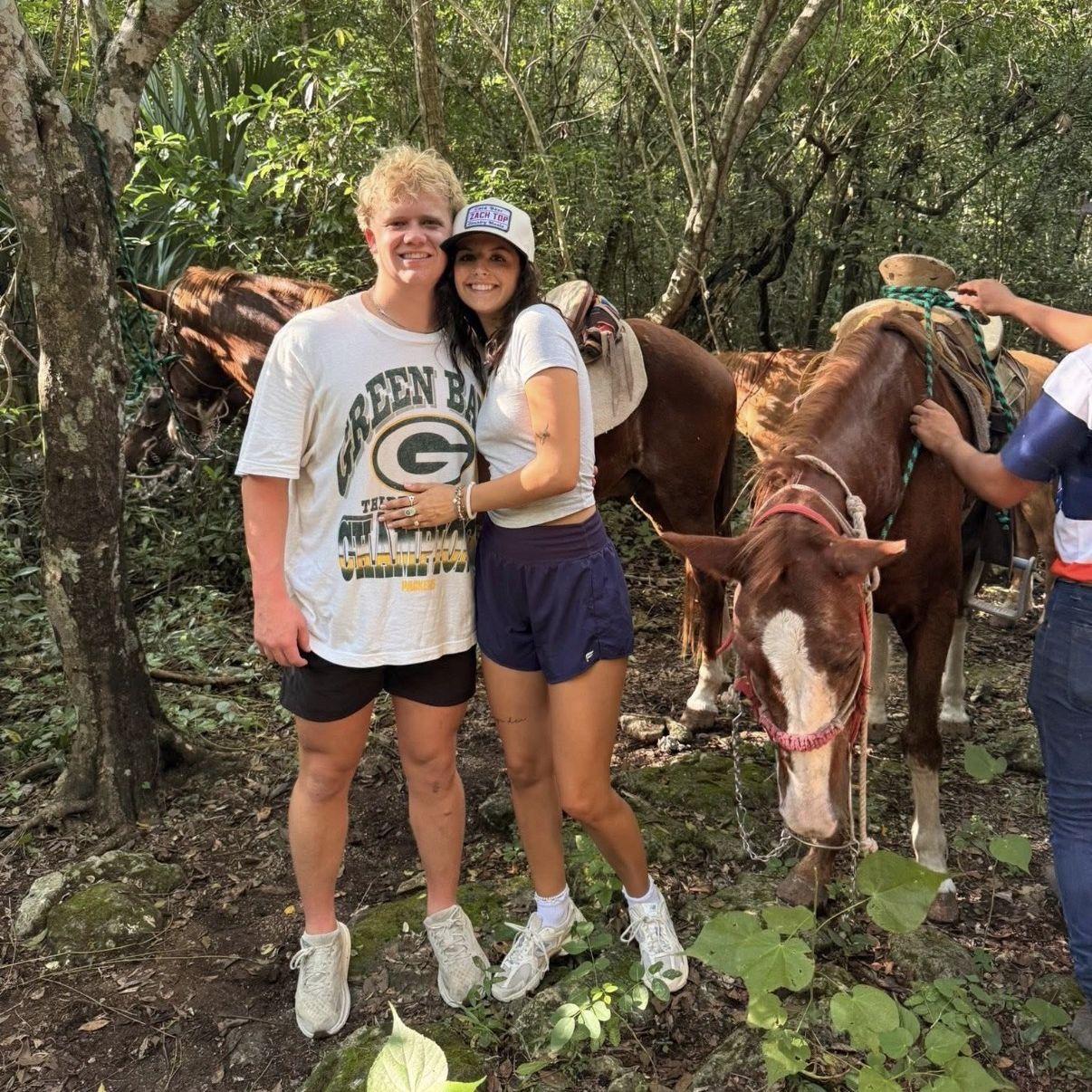 This was when Cole came to visit me in Mexico for the first time. We took him horseback riding (which he’s never done) and it was SO fun!