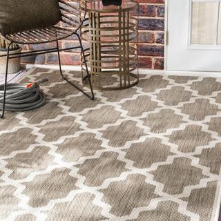 Gina Outdoor Moroccan Trellis Area Rug