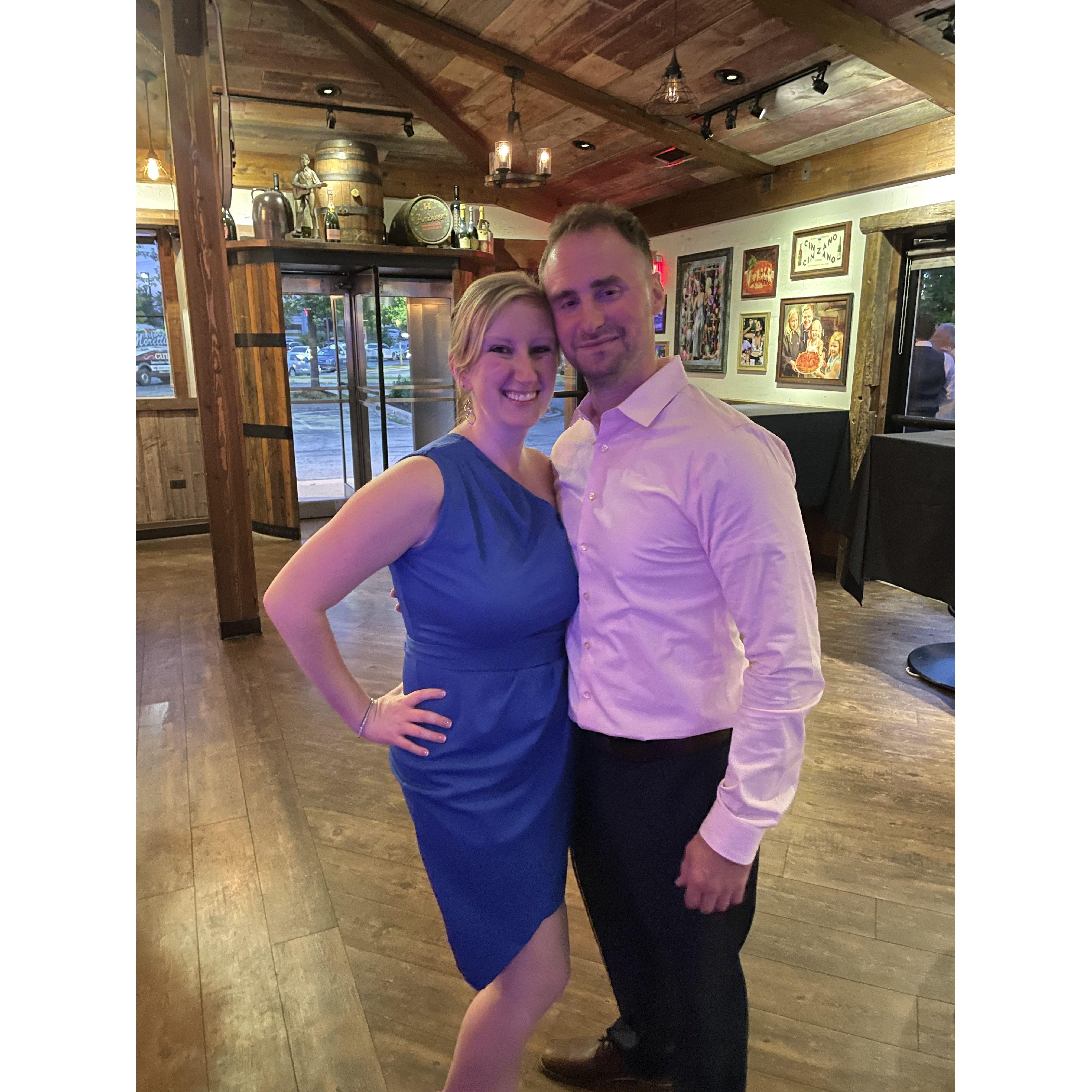 One of the bridesmaid's anniversary party June 2022