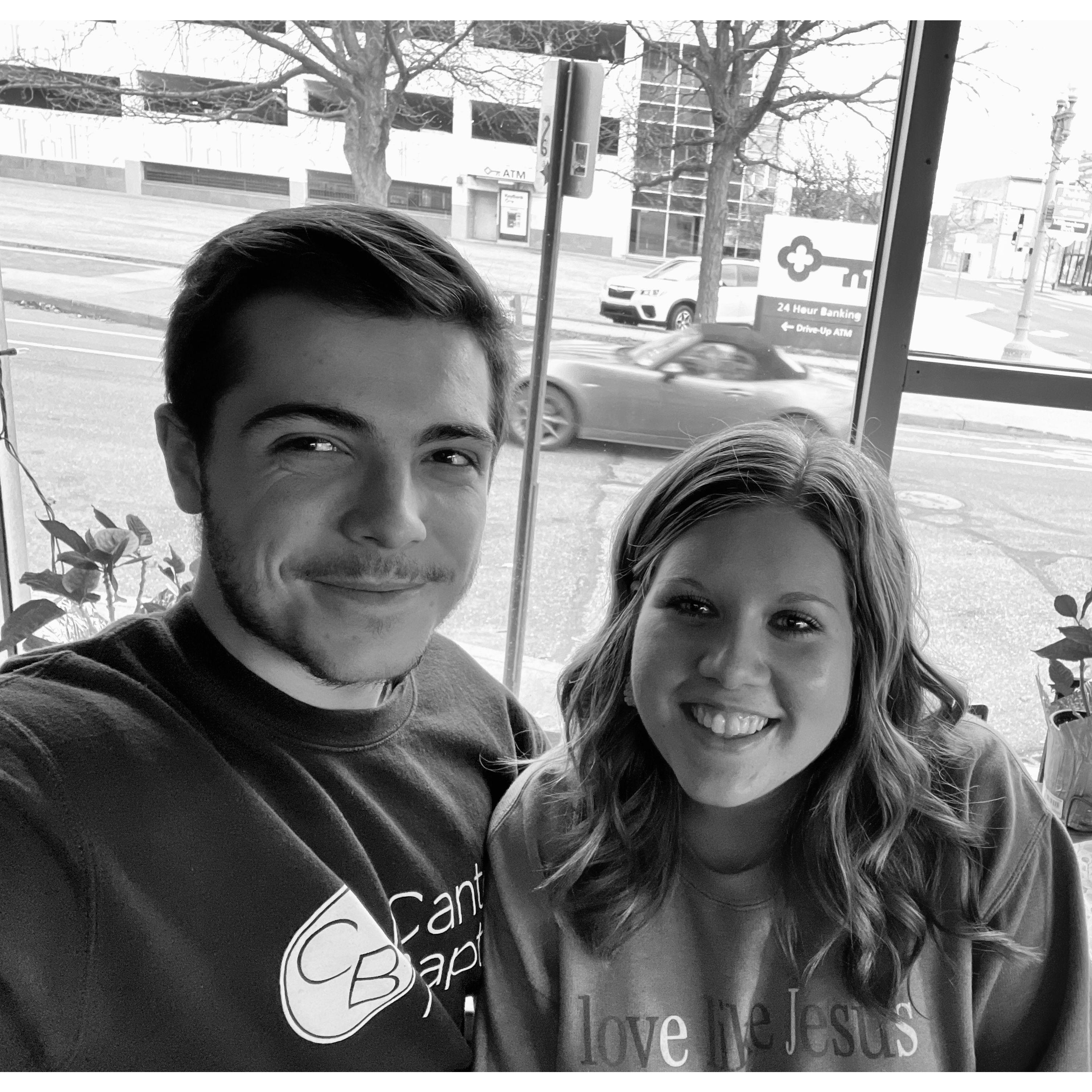 Our first ever photo together :)