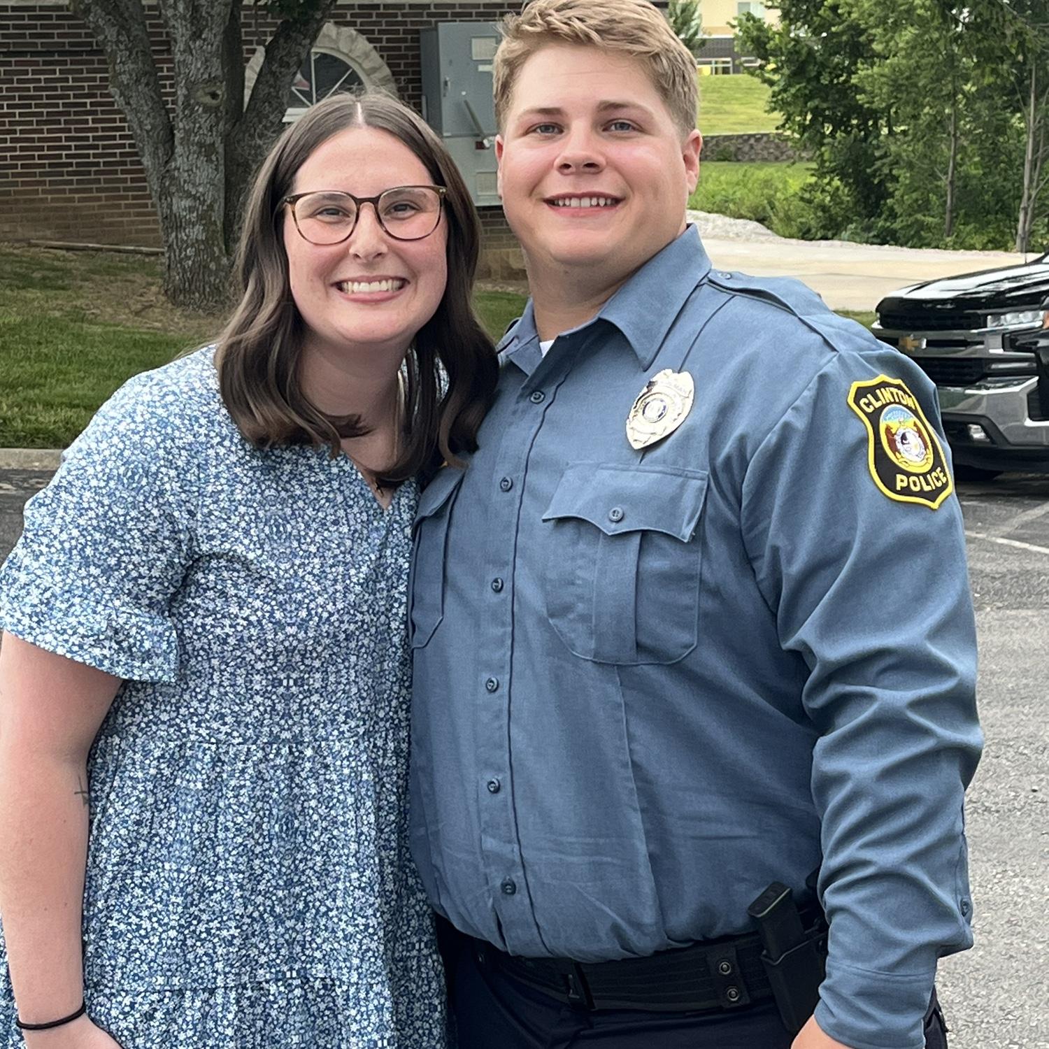 Nate's graduation from the police academy!