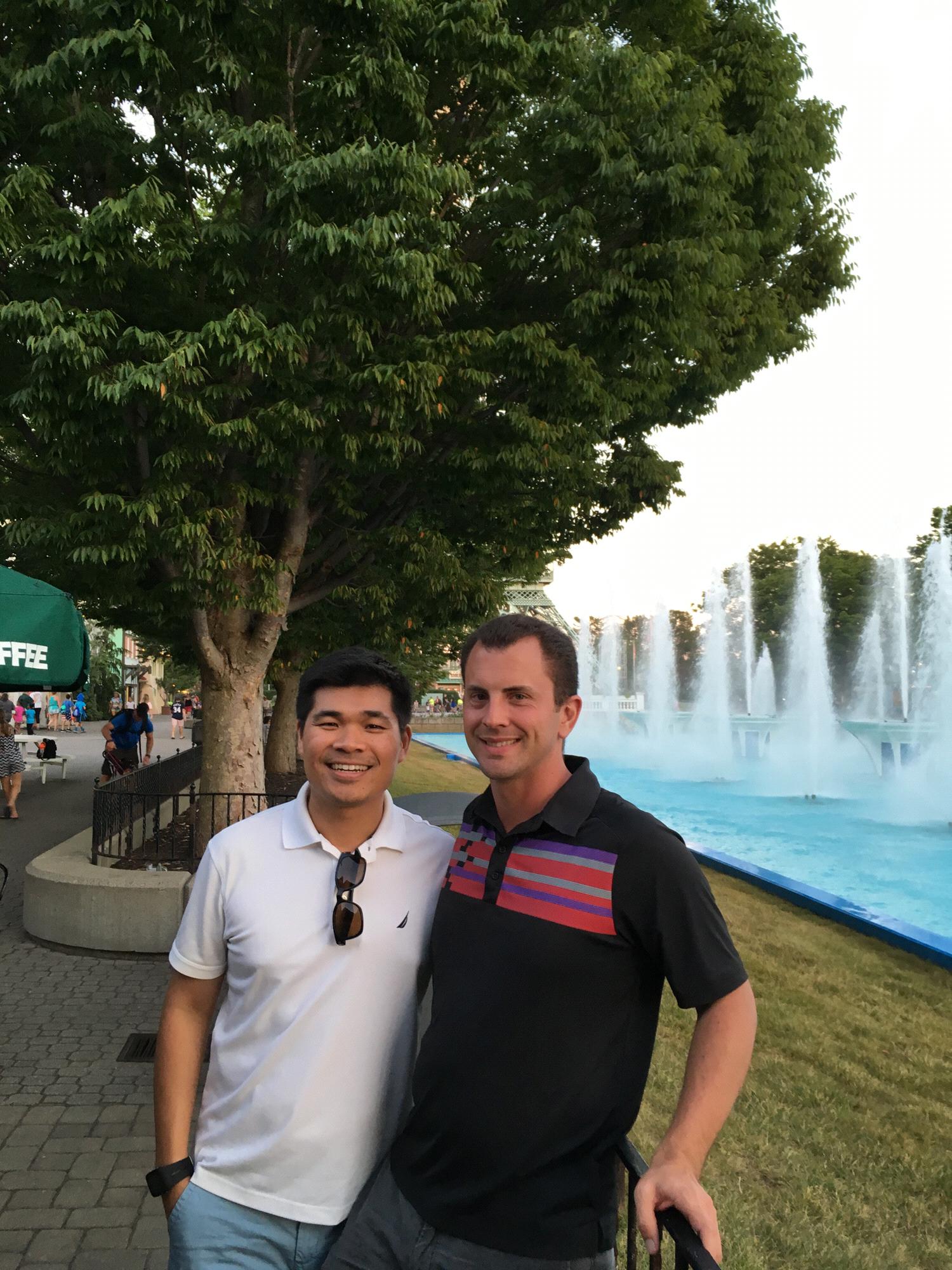At Kings Island amusement park in Cincinnati