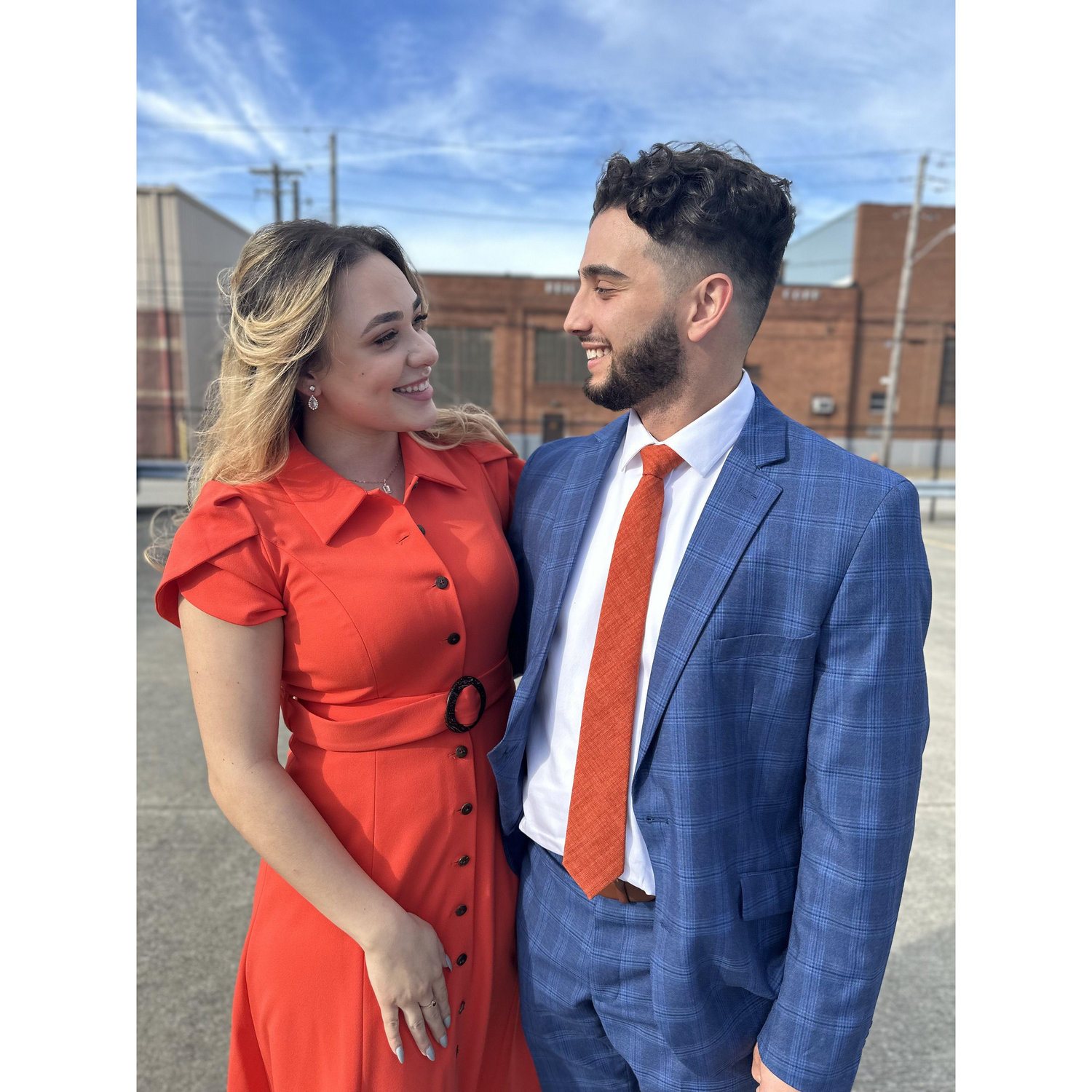 We all wore orange for my brothers baptism 🧡