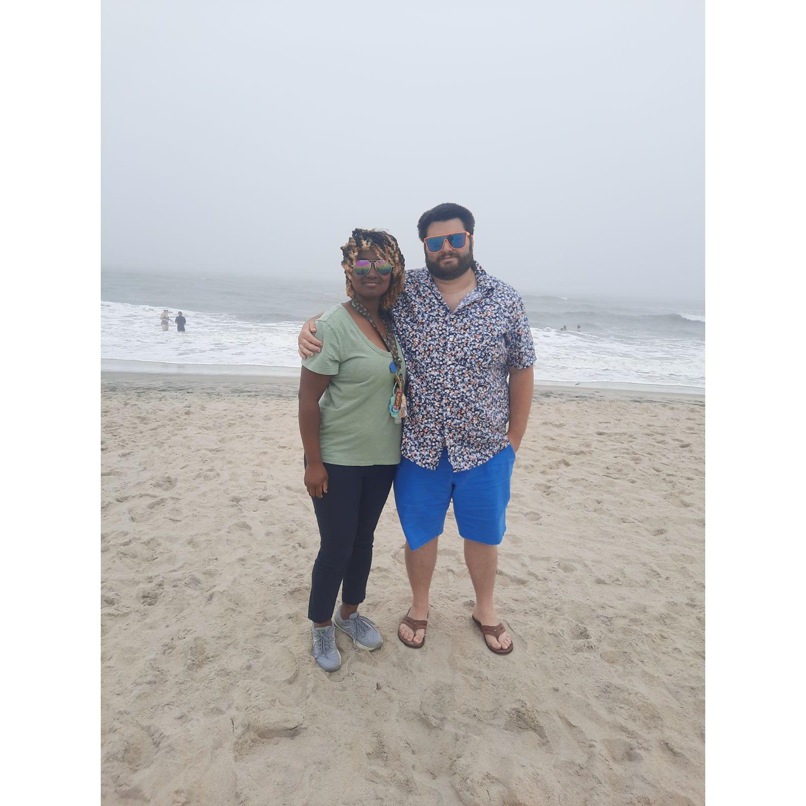 September 5th is his birthday, and we went to the Eastern Shore.