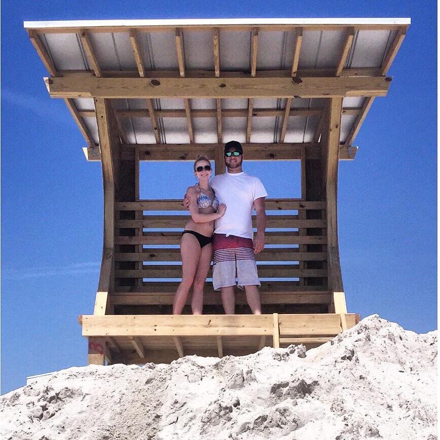 This was taken on our first trip to NC 🌊☀️