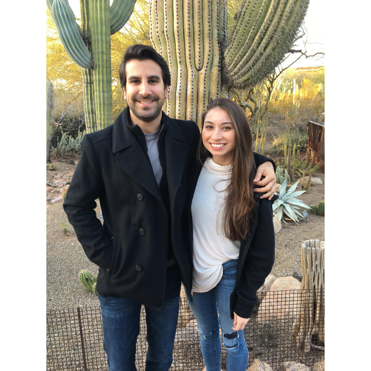Stephanie loves cacti in Arizona