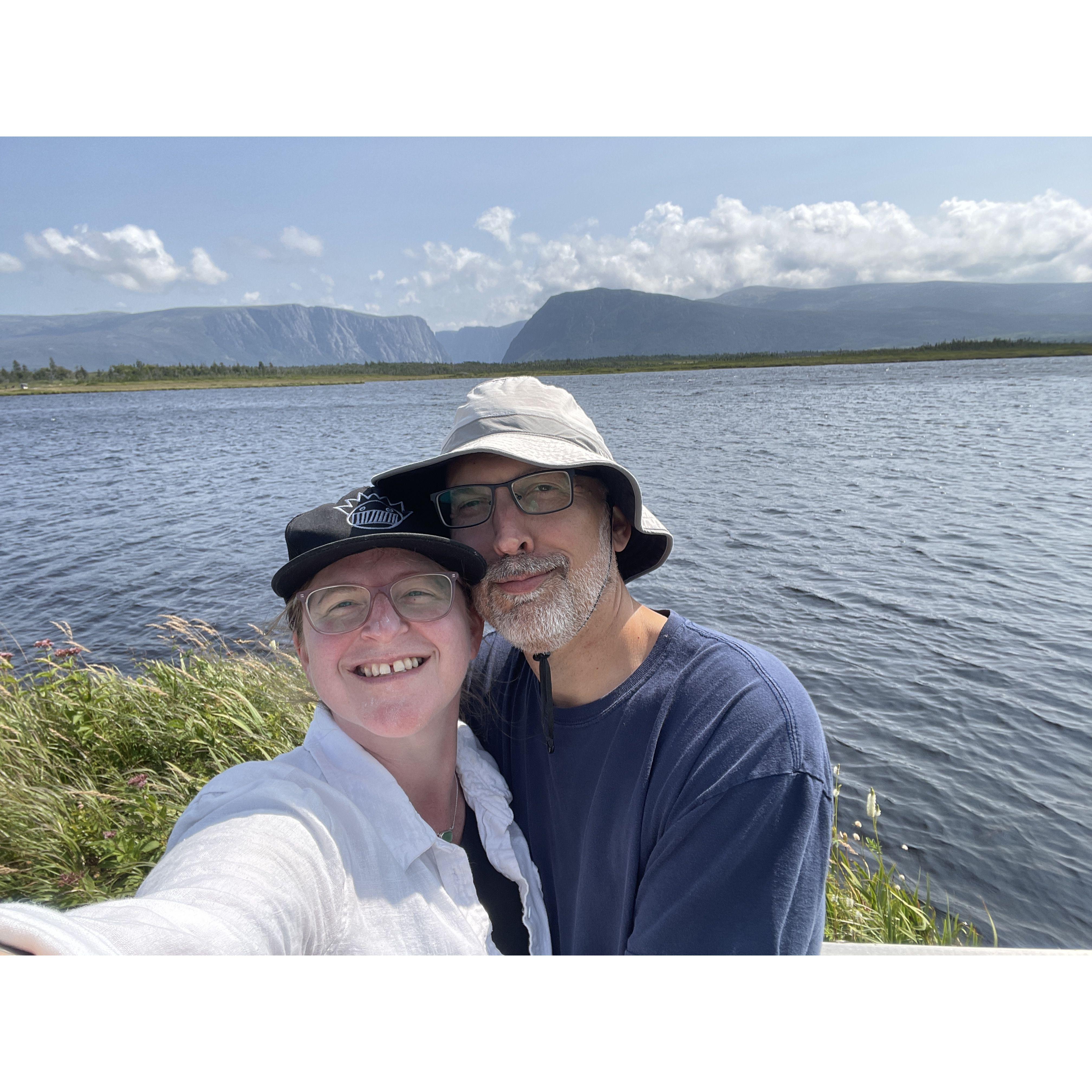 Here we are in Gros Morne National Park in Newfoundland.