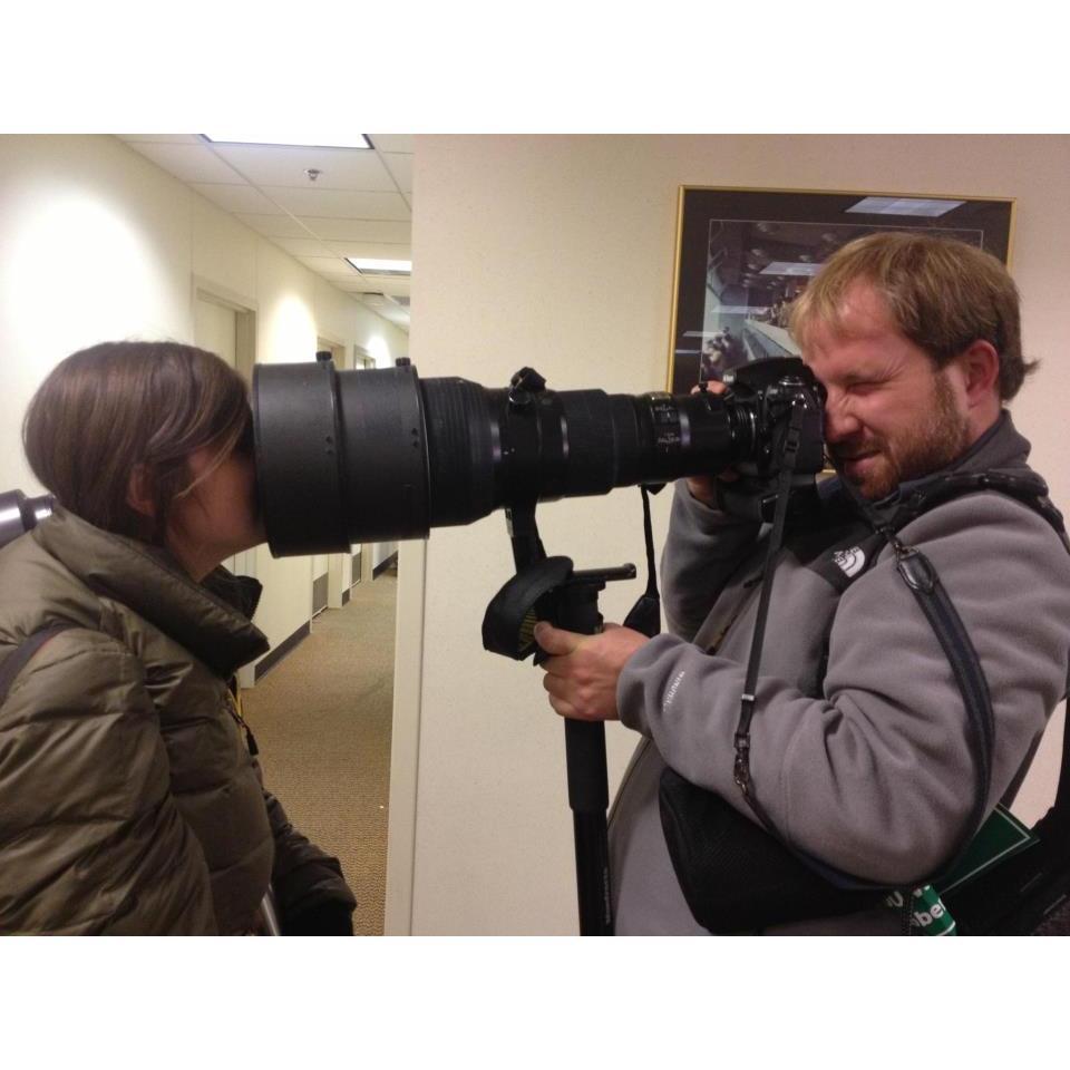 Photographing Mizzou football together in Columbia, MO. 2012