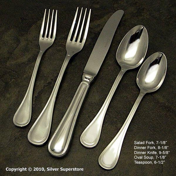 Lyrique Stainless Flatware, by Couzon - 5 piece setting