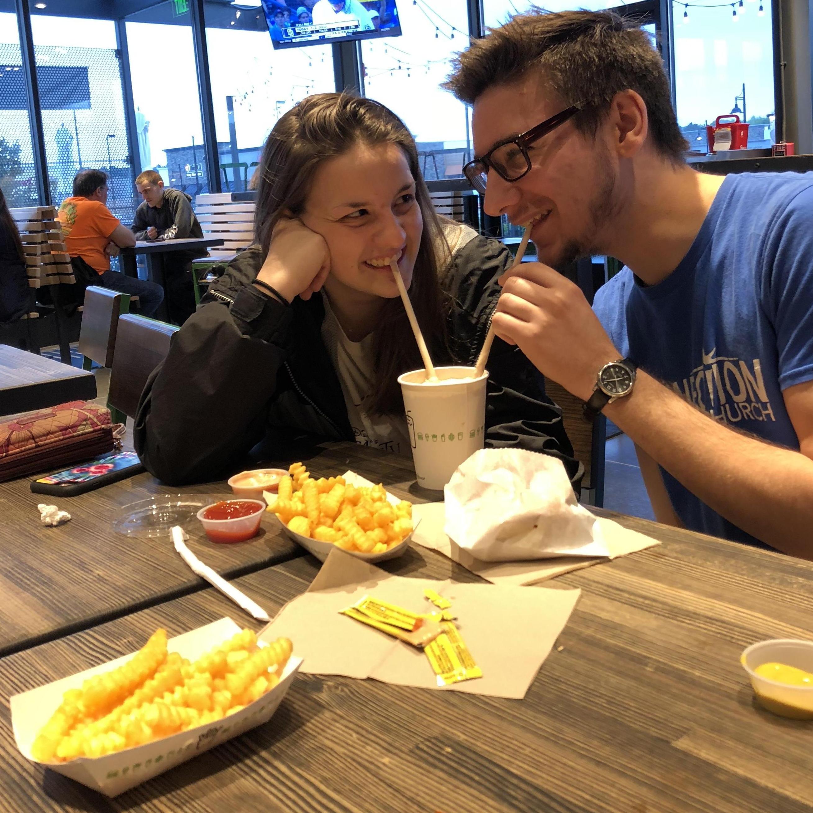 Sharing a shake