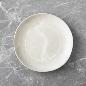 Caspian Cream Reactive Glaze Salad Plate